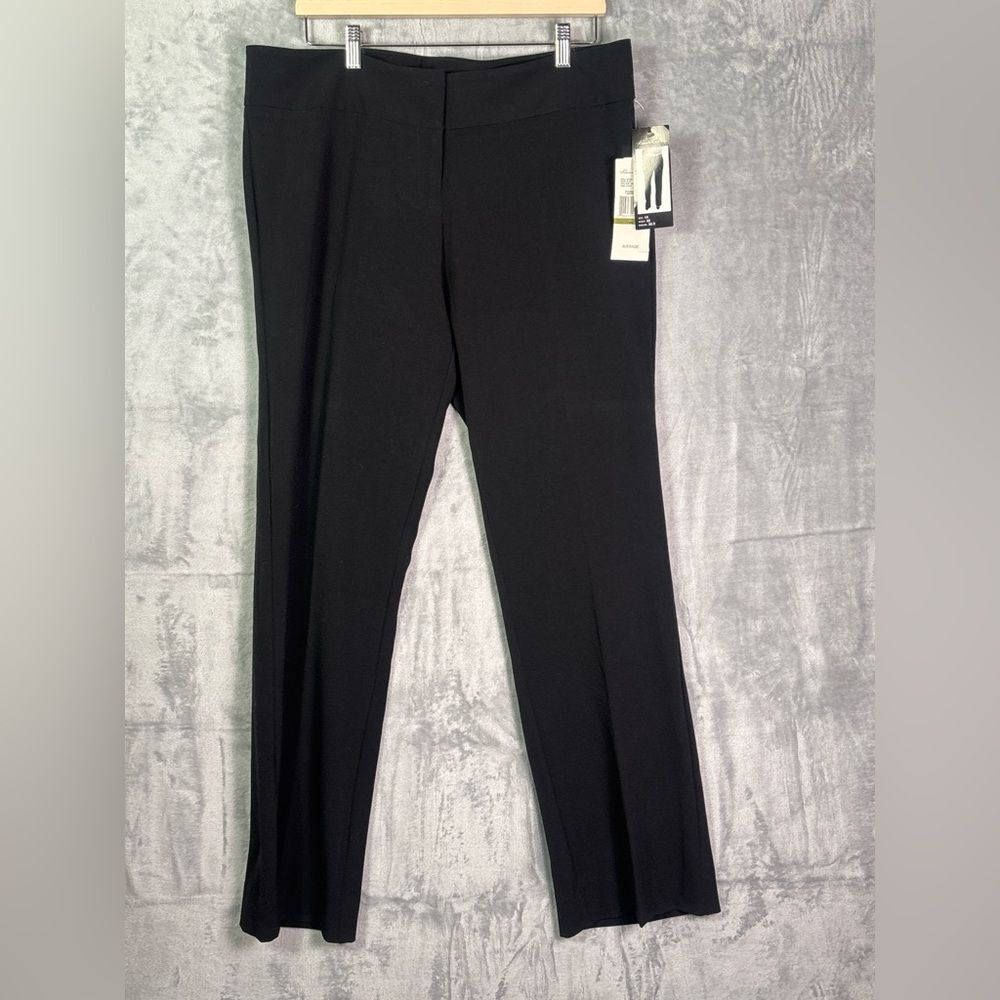 NWT New Kenneth Cole Black Amanda Work Pants Size 14